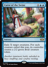Maldição do Suíno / Curse of the Swine - Magic: The Gathering - MoxLand